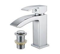 Arko Basin Mixer, Bath Filler, Bath Shower Mixer, Brass Construction, Modern Collection (Chrome, Basin Mixe, Vista)
