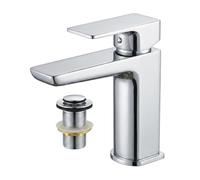 Arko Basin Mixer, Bath Filler, Bath Shower Mixer, Brass Construction, Modern Collection (Chrome, Basin Mixe, Enzi)