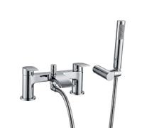 Arko Basin Mixer, Bath Filler, Bath Shower Mixer, Brass Construction, Modern Collection (Chrome, Bath Shower, Capri)