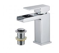 ARKO BATHROOM Arko Square Basin Mixer Tap, Stylish Bathroom Sink Tap With Smooth Lever Handle, Chrome