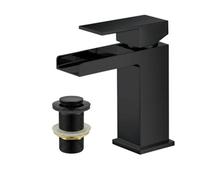 ARKO BATHROOM Arko Square Basin Mixer Tap, Stylish Bathroom Sink Tap With Smooth Lever Handle, Matte Black