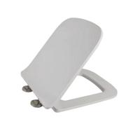 Arko Bathroom Luxury Heavyweight Soft Close Toilet Seat White, Quick Release, Top Fix, Adjustable