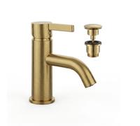 Arko Bathroom Sink Tap,, With Single Lever Handle, Single Lever Temperature Control Basin Mixer Tap, Brass