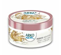 Arko NEM Luxurious Moisturising Cream, Rice Milk Formula, Tub, Lightweight Suitable For Daily Use, 250 ml White