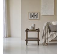 Arko - Solid mango wood side table Brown