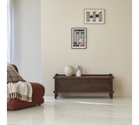 Arko - TV unit in solid mango wood 120 cm Dark Brown