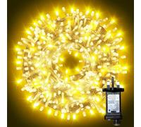 ARKOCHIC 35M Christmas Tree Lights, 300 LED Fairy Lights Plug in Warm White