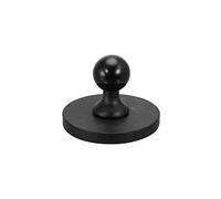 ARKON Mounts - 65mm Diameter Round Heavy-Duty Magnetic Base Mount with 25mm /1 inch Rubber Coating Ball | Ball Mount | Magnetic Mount | Compatible with All Types of Flat Metal Surfaces