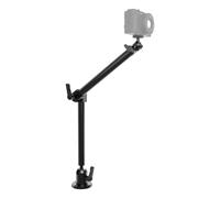 ARKON Mounts Heavy-Duty Drill-Base Camera Mount with 22" Arm | Universal Camera Fit | Strong Drill Base | 22" Adjustable Solid Arm | Compatible with Small and Medium Cameras, CCTV, Dashcams and More