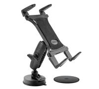 ARKON Mounts - Heavy-Duty Sticky Suction Tablet Mount | Spring Loaded Design | 360-Degree Rotation | Tablet Holder for Car/Truck Dash or Windhshield | Fits iPad, Samsung Galaxy Tab, Nexus and More