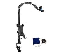 ARKON Remarkable Creators Clamp Phone or Camera Stand with Ring Light for Nail Art, Baking, and Crafting Videos (CLAMPRCB)