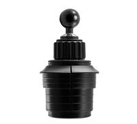 ARKON SPRM023 Cell Phone Cup Holder Mount Base for 1 Inch / 25mm Ball Double Socket Mounts, Black