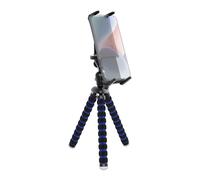 ARKON Tripod Phone Mount Holder Compatible with iPhone 12 11 XS XR Galaxy Note 20 10 9 S21 S20 S10 Retail Black