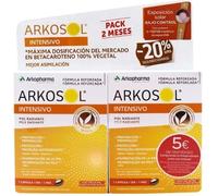 Arkopharma Arkosol Intensive 60 Capsules, Tan from The Inside, All Skin Types, Prepares and Protects Skin for Sun Exposure, Food Supplement