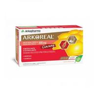 Arkoreal Royal Jelly 500mg Ginseng Ampoules X20