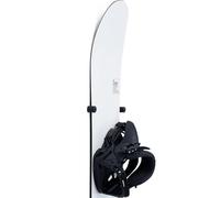 Arkorus [NEW] (4 PCS) Snowboard Wall Mount Storage - Damage-Free Snowboard Hanger, Modern Floating Vertical Rack, Clip Hook Holder to Securely Store, Hang and Display Snow Boards, Gear Organizer