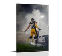 ARKR TJ Watt American Football Sports Stars Poster Poster Wall Art Decorative Painting Bedroom Painting Posters 08x12inch(20x30cm) Frame-style