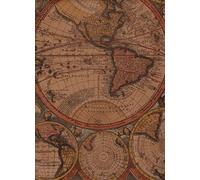 ARKRAFT Wrapping Paper 3 Sheets 90 x 65 cm World Map Vintage Antique Gift Wrap (18-8683)