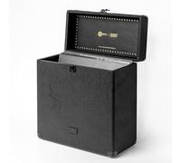 arkrocket x ELVIS Vintage Vinyl Record Storage and Carrying Case, Fits All Standard Records - 33 1/3, 45 and 78 RPM, Holds 30 Albums, Perfect for Your Treasured Collection (Elvis Black)