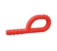 ARK's Textured Grabber Standard Oral Motor Chew - RED Soft Sensory Chewy Tool by ARK Therapeutic