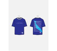 Arksen Men's 10% for the Ocean Slogan T-Shirt - Blue