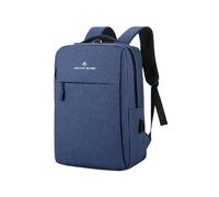 Arktik Base: Designed for All. Spacious Yet Sleek, This Backpack Transitions from Work to School with Effortless Chic. Stay Secure & Charged with Built-in USB & Anti-Theft Tech (Blue - B)