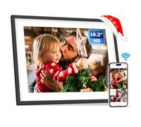 Arktronic 16.2-Inch 32GB Extra Large WiFi Digital Picture Frame, Smart Electronic Photo Frame with IPS HD Touchscreen, Wall-Mounted, Easy to Share Photos&Videos via App&Email Gift for Dad Men