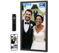 Arktronic Large Digital Picture Frame 24 inch, 1920x1080 FHD IPS WiFi Digital Photo Frame with Remote, 32GB Storage, Auto-Rotate, Instantly Share Photo/Video via Apps/Email, USB/Mirco SD, Black