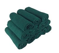 Arkwright Bleach Safe Salon Towel - 100% Ring Spun Cotton Super Soft, Lightweight, Quick Dry, Absorbent Hand Towels, Perfect for Spa, Facials, Gym, Cosmetology, 16 x 28 in. (Pack of 12), Hunter Green
