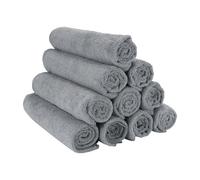 Arkwright Microfiber Gym Towel - Soft Lightweight Quick Dry Hotel Quality Hand Towels, 300 GSM, Sweat Absorbent, Perfect for Workout, Yoga, Spa, Bathroom, 16 x 27 in. (Pack of 12), Grey