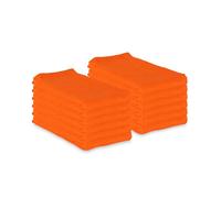 Arkwright Surgical Huck Towels - (Pack of 12) Lint Free & Highly Absorbent Pre-Treated Cotton Cleaning Cloths, Perfect for Medical, Auto Detailing, Window Glass, and Shop, 16 x 26 in, Orange