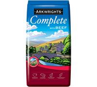 Arkwrights Complete with Beef Dry Dog Food 15kg - Complete Nutrition for Working and Sporting Adult Dogs - Healthy, Nutritious Dry Dog Biscuits