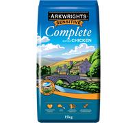 Arkwrights Sensitive Complete Dry Dog Food 15kg - Extra Chicken and Wheat Free Recipe - Sensitive Nutrition for Working