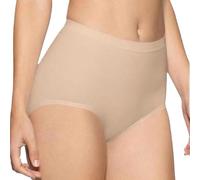 ArkXani® Women’s Seamless control Maxi Brief High Waisted Underwear Light Control Knickers Ladies Romance Lingerie Girls Full Brief Panties Beige/Natural (S)