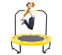 Arkyomi Kids Trampoline Indoor Outdoor with Handle, 40 Inch Round Mini Trampoline, Portable Foldable for Toddlers Age 3+