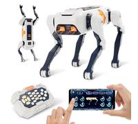 Arkyomi Programmable Robot Dog Toy,1200mAh Rechargeable STEM Robot for Kids | 1200mAh Battery, Remote & App & Voice Control, Programmable, 20+ Stunt Actions, STEM Educational Toy, Ages 4-12 Boys Gift