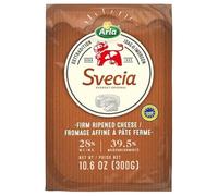 ARLA SVECIA Semi-Hard Cheese, 300g - Traditional Swedish Cheese with Mild, Nutty Flavor, Perfect for Slicing & Snacking