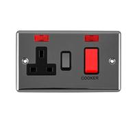 Arlec BK Ni Metal Scw 45 A Cooker Control Neon