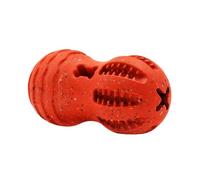 Arlee Home Fashions Max Fusion Weeble Treat Dispensing Dog Toy - Durable Natural Rubber Made with Nike Grind, Boredom-Reducing Enrichment Toy with Built-in Squeaker for Medium Breeds (15-35lbs)