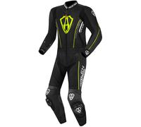 Arlen Ness Losail Two Piece Leather Suit, black/yellow, size 56