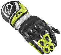 Arlen Ness Monza 2.0 Motorcycle Gloves, black/white/neon yellow, size 3XL