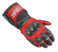 Arlen Ness Mugello Motorcycle Gloves, black/red, size S