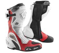 Arlen Ness Xaus Replica Motorcycle Boots, black-white-red, size 42 for Men