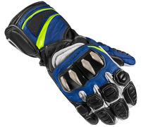 Arlen Ness Yakun Evo Motorcycle Gloves, black/blue/white, size S