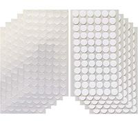 Arlent Transparent 700pcs (350pairs) 1.5cm Diameter Sticky Back Thin Clear Dots with Adhesive Hook & Loop Coins Tapes