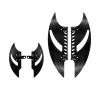 ARLEO Motorcycle Driver Passenger Pedals Floorboards Front Rear Footpegs For H//a//r//l//e//y S//o//f//t/a//i//l D//y//n//a Sportster Touring Road(Black Footpegs Set)