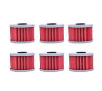 ARLEO Oil Filter For H//o//n//d//a VT125 VT125C S//h//a/d//o//w XL125 XL125V V//a//r//a//d//e//r//o De Luxe CBF VT XL 125 CBF250 CRF250 CRF250F(6pcs Red)