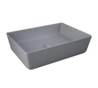 Arley Rak Feeling Rectangular Countertop Wash Basin 500mm Matt Grey (Basin Only)