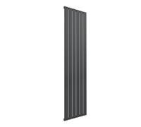 Arley Reina Contemporary Flat Single Central Heating Vertical Radiator 1600 X 440mm Anthracite Finish Durable Mild Steel Rnd-Fl166A