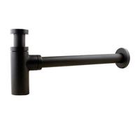 Arley Synergy Eazee Basin Bottle Trap Waste Fitting With Extension Tube Brass Black